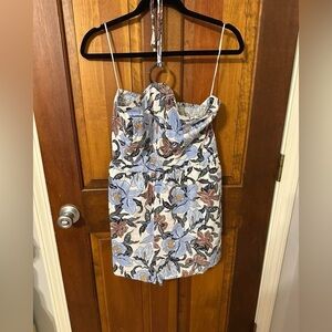 Floral Halter Romper